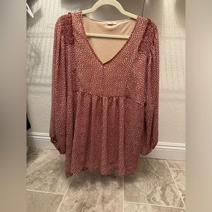 Cheetah Print Blouse